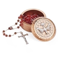 Confirmation Rosary Keepsake Box