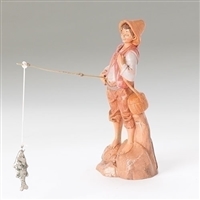 Jacob the Fisherman 5" Fontanini Piece