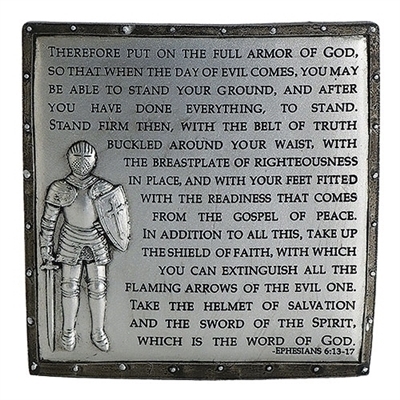 Armor of God Confirmation Plaque