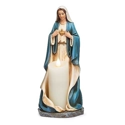 SOLD OUT Immaculate Heart of Mary Candle Holder
