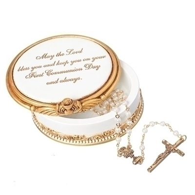 First Communion Rosary Box