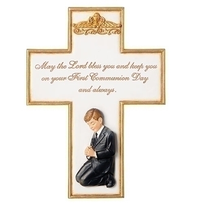 First Communion Cross for a boy
