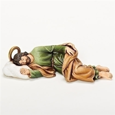 Sleeping St Joseph Statue from Joseph Studios, size 8.25" by 2.25"