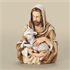 Jesus and Lamb Bust 6.75"