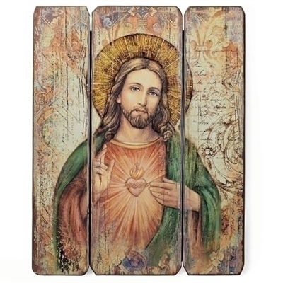 Panel Art- Sacred HEart of Jesus