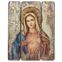 Panel Art- Immaculate Heart of Mary