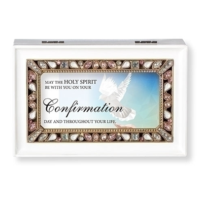 White Holy Spirit Confirmation Box