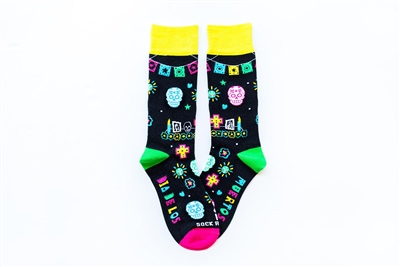 Day of the Dead Adult Socks