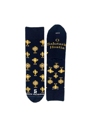 Black Monstrance Adult Socks