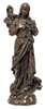12" Our Lady Undoer of Knots Bronze lightly painted