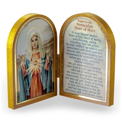 Immaculate Heart of Mary Diptych