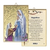 4" x 6" GOLD FOIL OUR LADY OF LOURDES