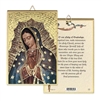 4" x 6" GOLD FOIL OUR GUADALUPE