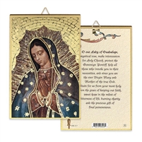 4" x 6" GOLD FOIL OUR GUADALUPE