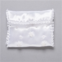 First Communion Beaded Rosary Pouch
