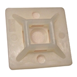 PI-7095D 4 pieces Adhesive Backed Tie Wrap Mounts 1-1/8 Inch Square