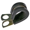PI-7522C 4 pieces 1-1/4 Inch Rubber Insulated Steel Clamp 3/8 Inch Mount Hole