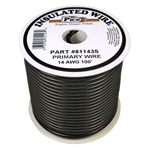 Primary Wire 14 AWG BLACK 100 ft