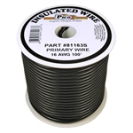 PI-81163S  16 AWG Black Primary Wire