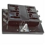 PI-0911C 1 piece ATC/ATO Fuse Block 6-Gang with Tabs  150 Amp