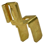 PI-1595A 500 pieces Brass .250 Inch Double Male/Single Female Chair Receptacle