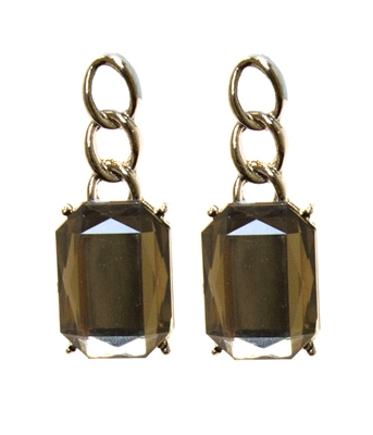 Cara Bold Earrings With Sparkling Stone, Elegant Earrings, Drop Earrings, Lovely Faceted Stones,