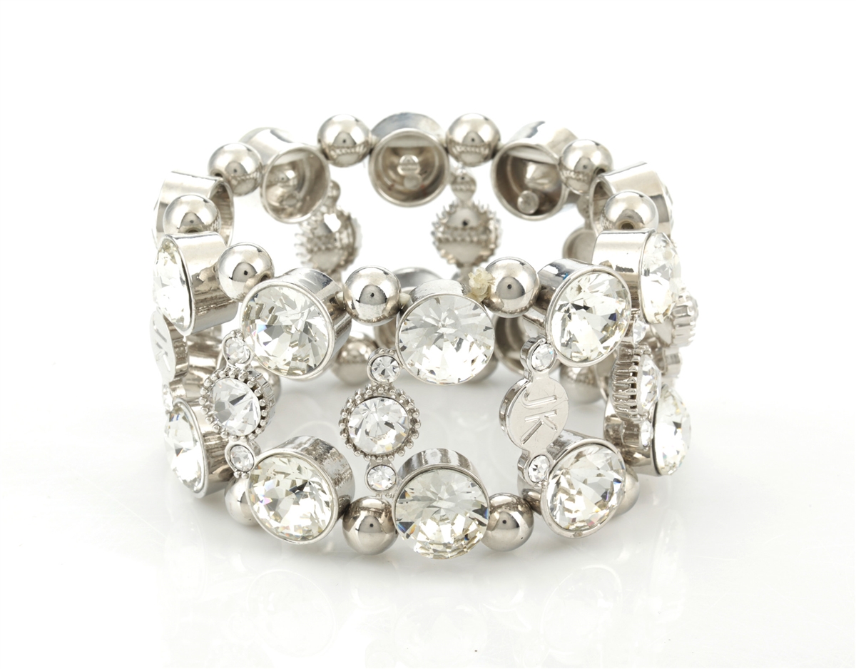 Mariana Jewelry Flower Power Silver Plated Flower Crystal Tennis Brace – En  Reverie