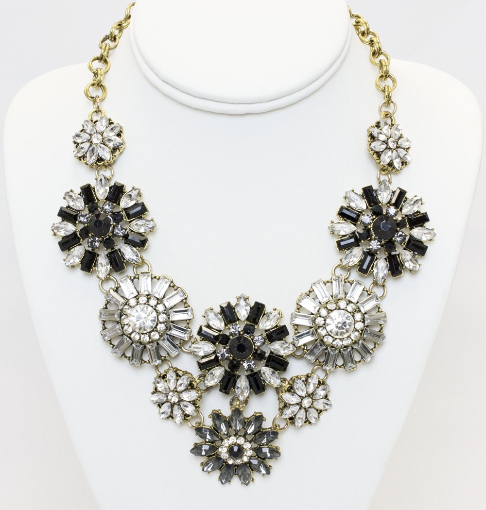 Buy SOHI Gold Plated Party Designer Stone Statement Necklace For Women  Online