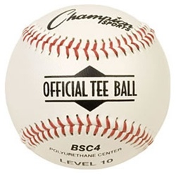 Champion Official Tee Ball Baseballs - Dozen