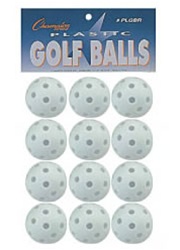 Champion Plastic Golf Balls - Set of 12