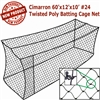 Cimarron 60x12x10 #24 Twisted Poly Batting Cage Net
