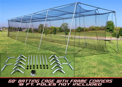 Cimarron 60x12x10 Frame Corner Kit with Net