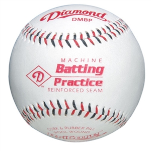 Diamond DMBP Leather Pitching Machine Balls - Dozen