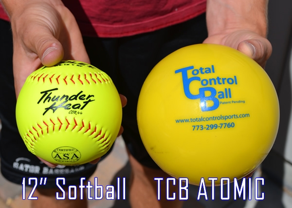 TANGDIAABBCC Total Control Ball TCB 74 Baseball Batting Ball Weighted  Training Hitting Batting Aid 6 Ball Pack