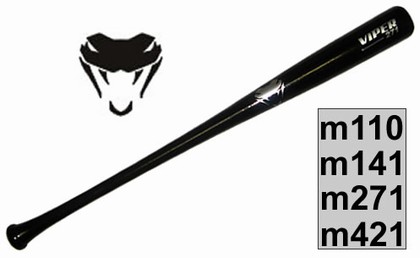 Viper Bat Custom Maple Wood Bats - Models 110, 141, 271, 421