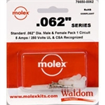 MOLEX KIT    .062-1CIR; 1625-1PRT