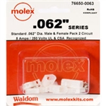 MOLEX KIT    .062 2 CIR; 1625-2PRT