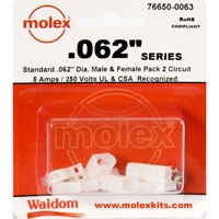 MOLEX KIT    .062 2 CIR; 1625-2PRT