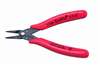 5-1/2 Inch Thin Profile, Long Reach Electronic Pliers with Serrated Jaws; Part Number: 378M