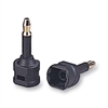 TOSLINK JACK to MINI PLUG AUDIO ADAPTER