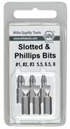 71155 - #2 PHILLIPS INSERT BIT (pack of 6)