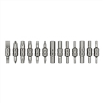 WIHA 77782 - 13 PIECE DOUBLE END BIT RELOAD SET FOR INDUSTRIAL 26-IN-1 ULTRA DRIVER