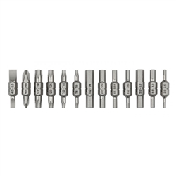 WIHA 77782 - 13 PIECE DOUBLE END BIT RELOAD SET FOR INDUSTRIAL 26-IN-1 ULTRA DRIVER