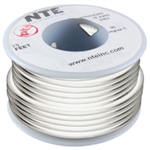 HOOK UP WIRE- 20AWG WHITE STRANDED 25ft Spool