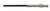 3/16 x 4 Series 99 Interchangeable Slotted Screwdriver Blade; Part Number: 99-26