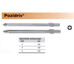 99-833; POZIDRIV #3 SCREWDRIVER BLADE