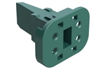 AW4S; 4 PIN PLUG WEDGELOCK