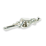 Steel Crocodile Clip - 5 Amp (BU-85)