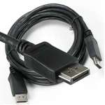 HS184005; DisplayPort M/M Cable 10Ft