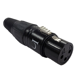 3 Pin Female XLR Connector Silver Contacts